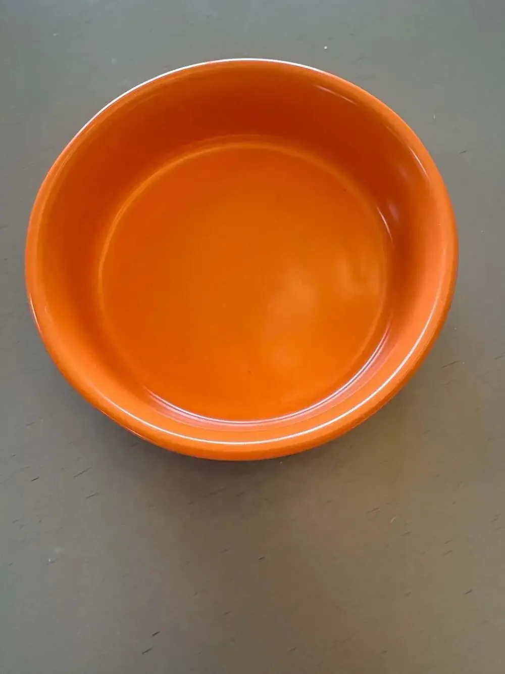 Rae Dunn Halloween BOO Orange Small Ceramic Pet Dish